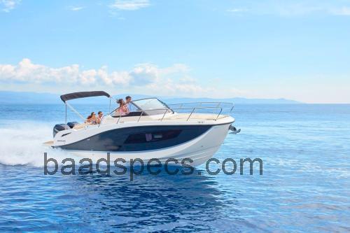 Quicksilver Activ 875 Sundeck anmeldelser og tekniske specifikationer